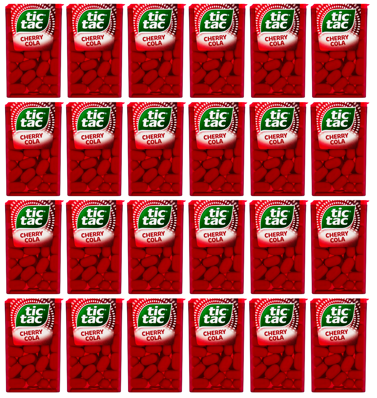24 x Tic Tac Cherry Cola T1 Case 18Gm