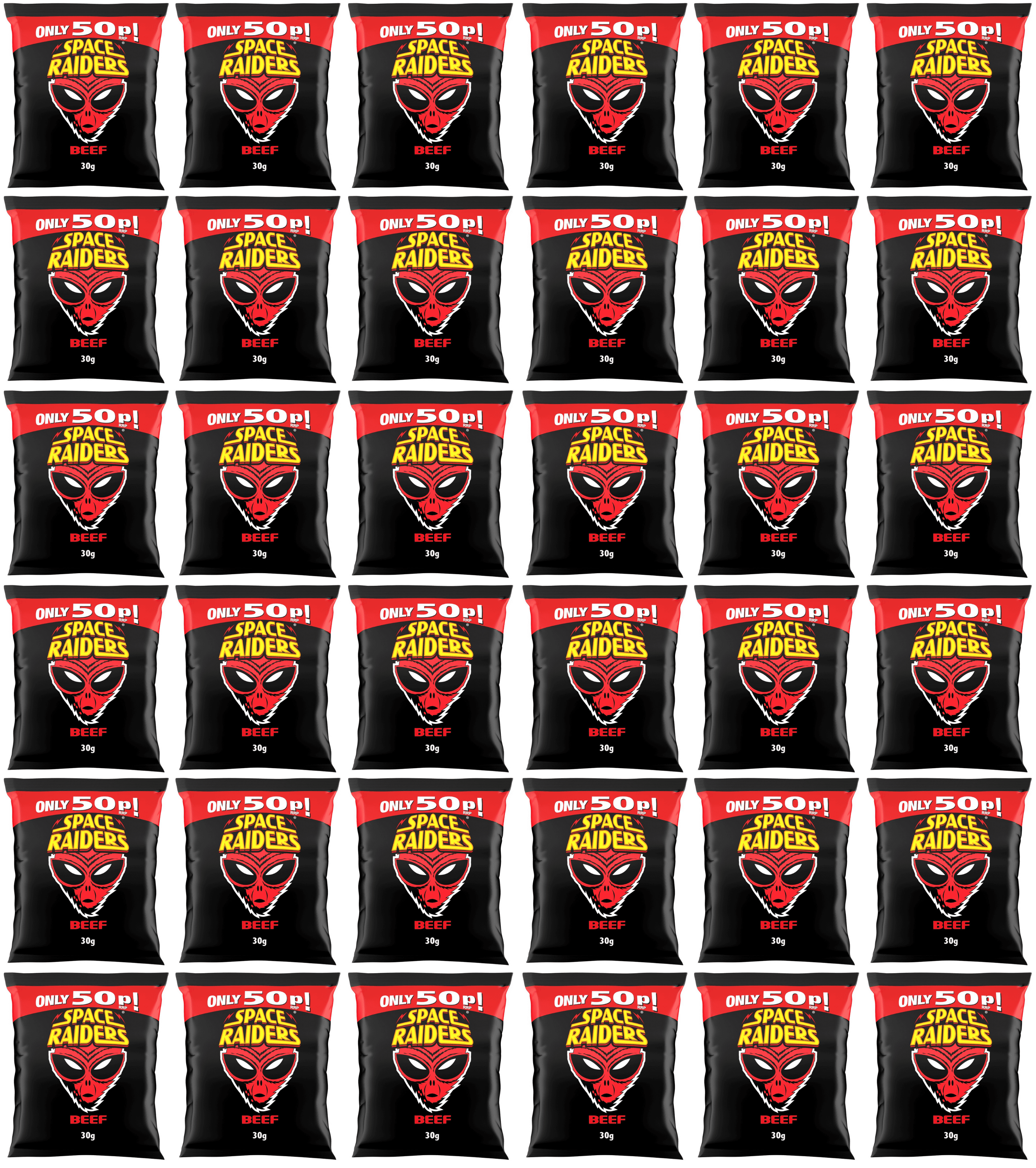 36 x Kp Space Raiders Beef - 30GM