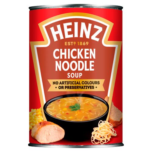 24 x Heinz Soups Chicken Noodle - 400G