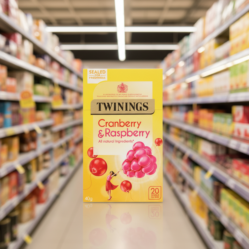 4 x Twinings Infusions Cranberry & Raspberry 20