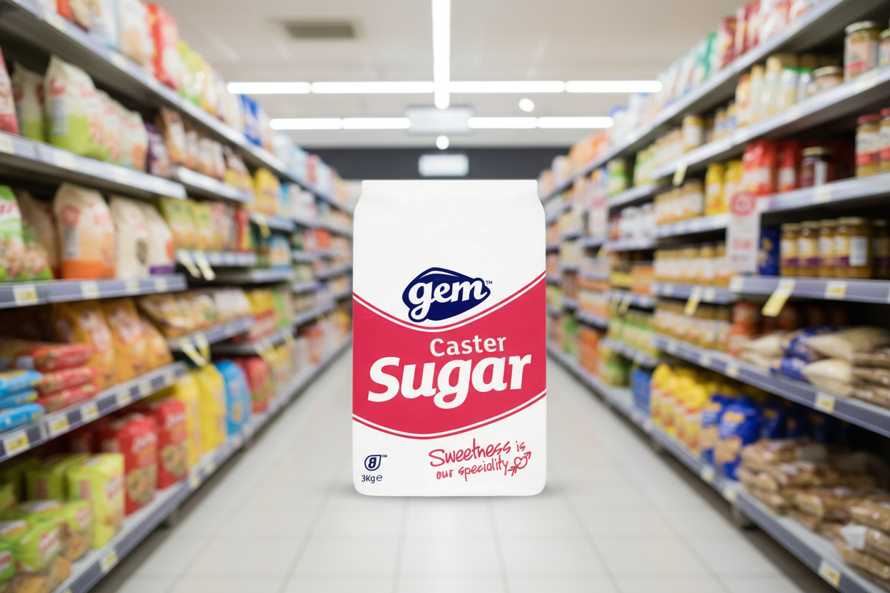 4 x Gem Caster Sugar 3Kg