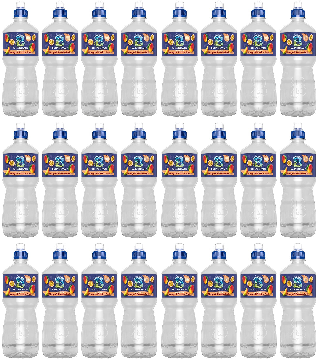 24 x Ballygowan Hint Of Fruit Mango & Passion Fruit 500Ml