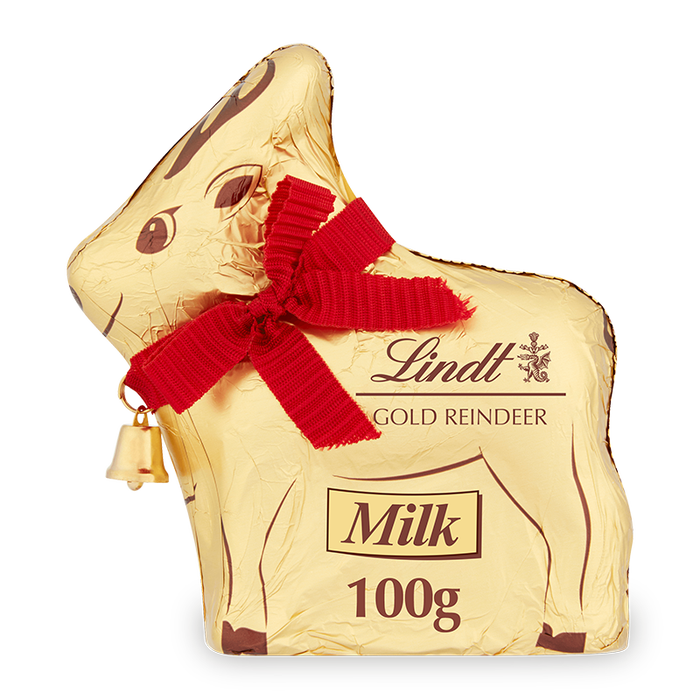 16 x Lindt Gold Reindeer - 100GM