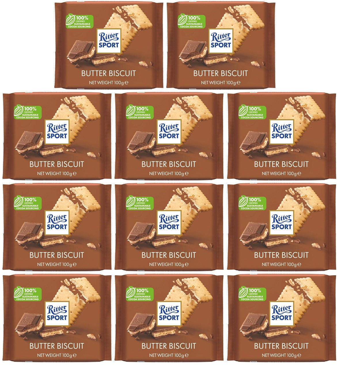 11 x Ritter Sport Butter Biscuit 100G