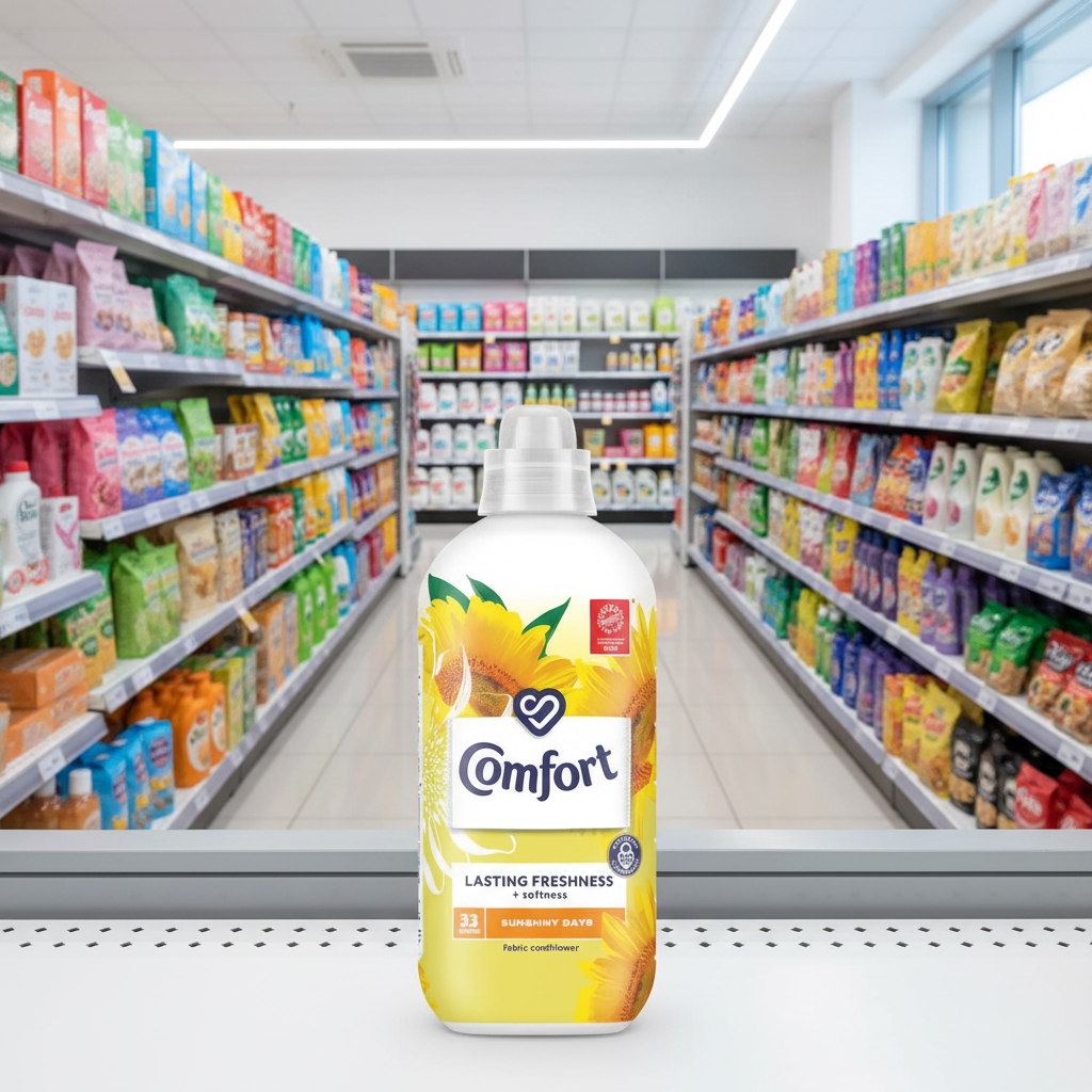 8 x Comfort Fabric Conditioner Sunshiny Days 33 Washes (990 Ml)