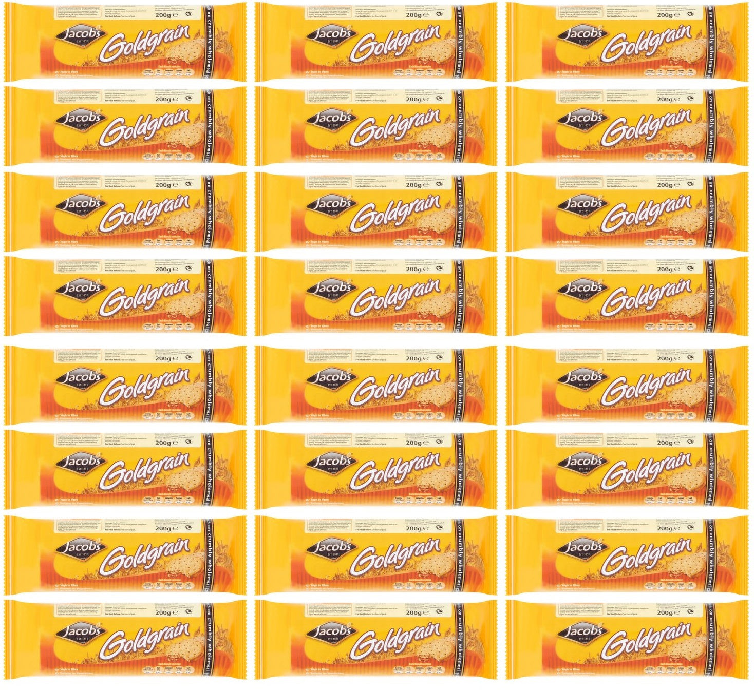 24 x Jacob's Goldgrain 200G