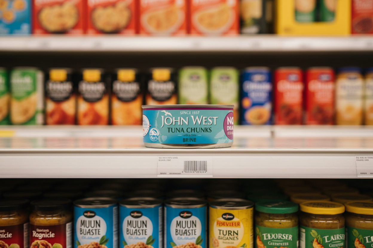 12 x John West Tuna Chunks With A Little Brine 110G