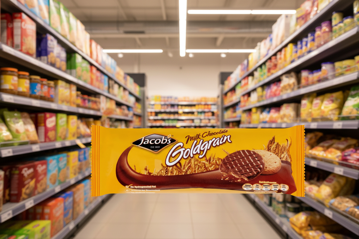 12 x Jacobs Goldgrain Milk Chocolate 240G