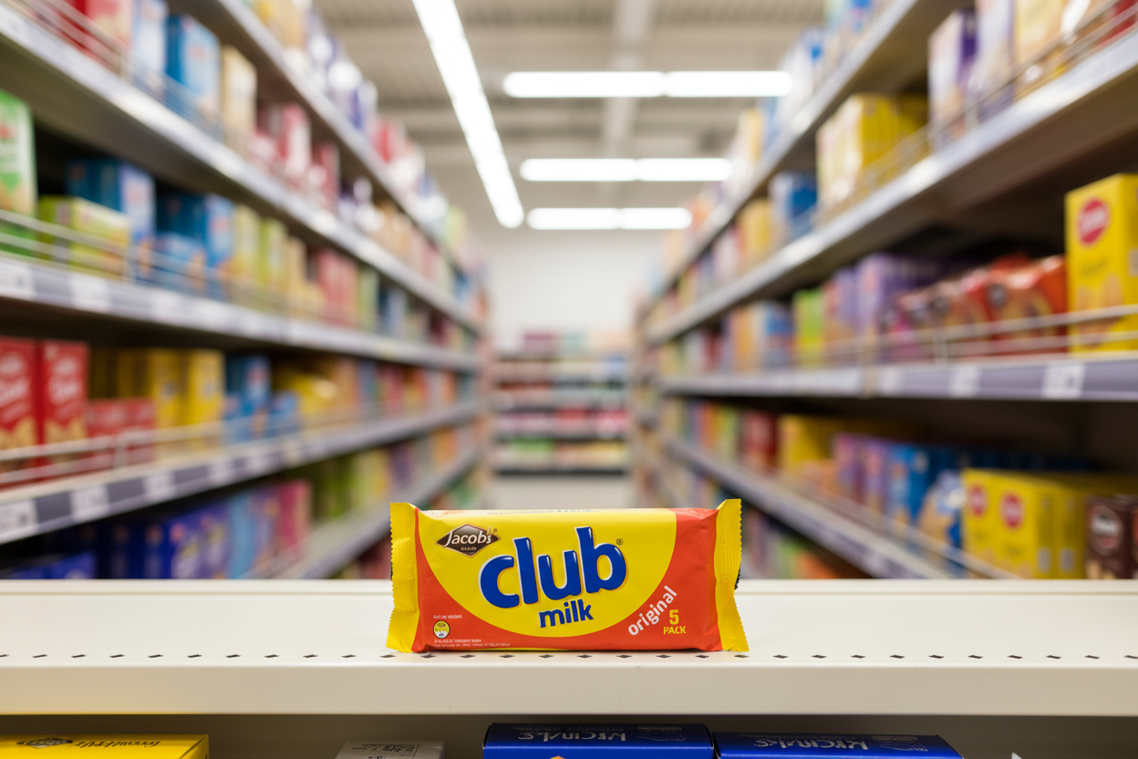 36 x Jacob's Club Milk Original 5 X 22G (110G)