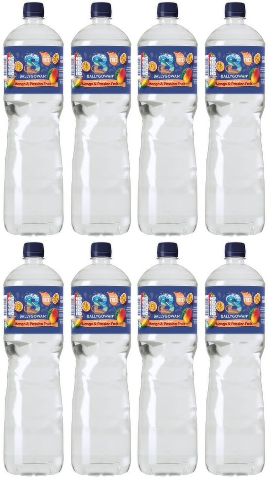 8 x Ballygowan Hint Of Fruit Mango & Passion Fruit 1.5L