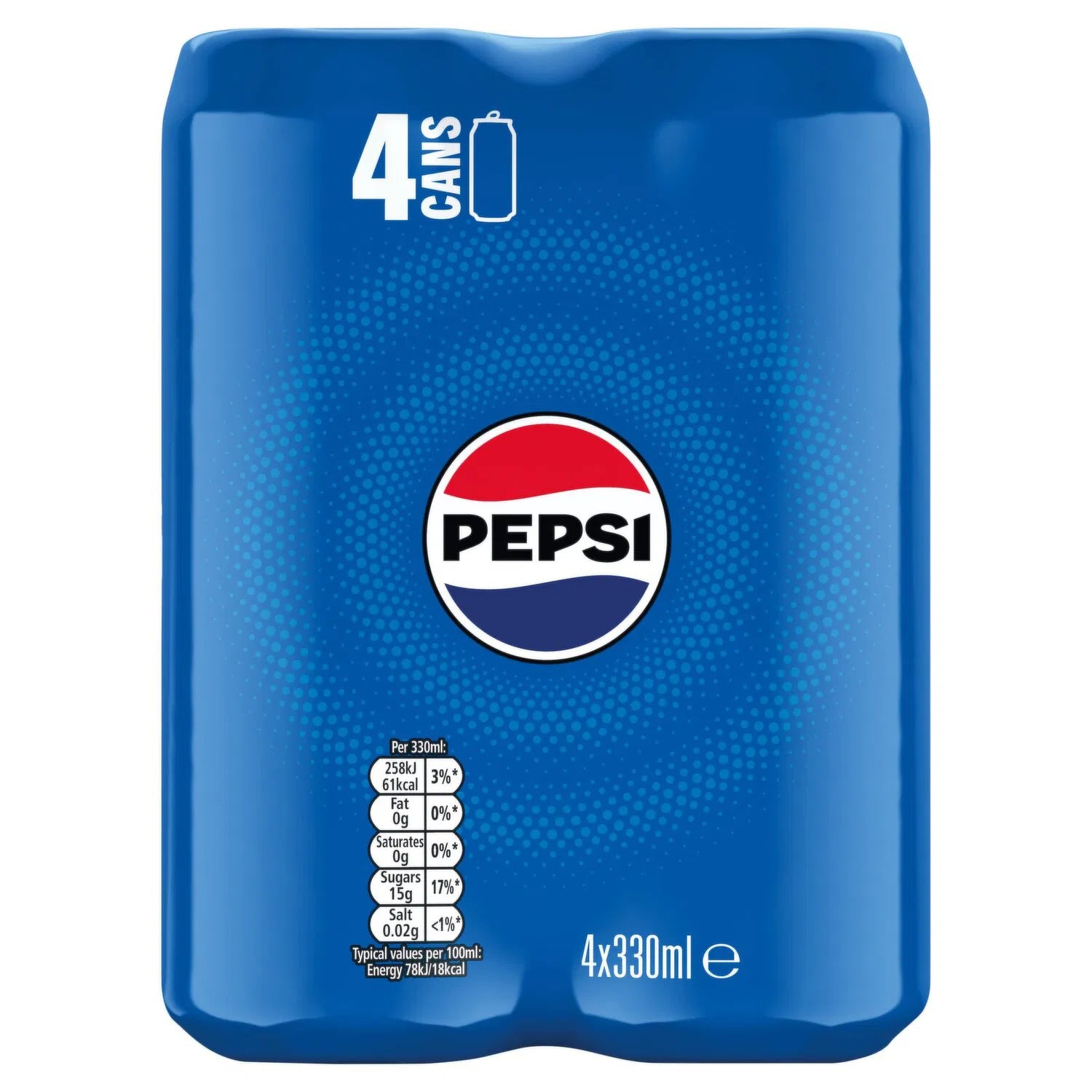 6 x Pepsi Can 4 X 330Ml