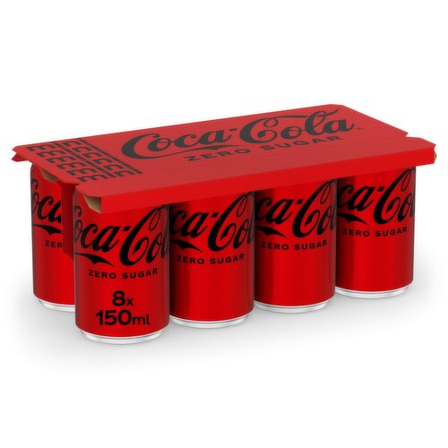 3 x Coca-Cola Mini Zero Sugar 8 X 150Ml