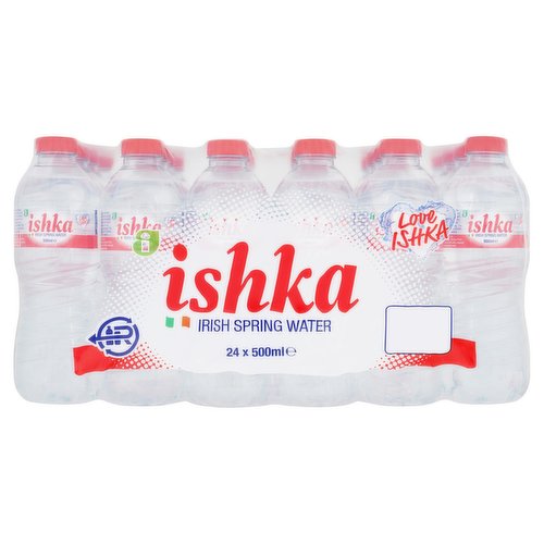 24 x Ishka Sports Irish Spring Water 500Ml