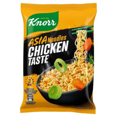 11 x Knorr Chicken Taste Asia Noodles 70G