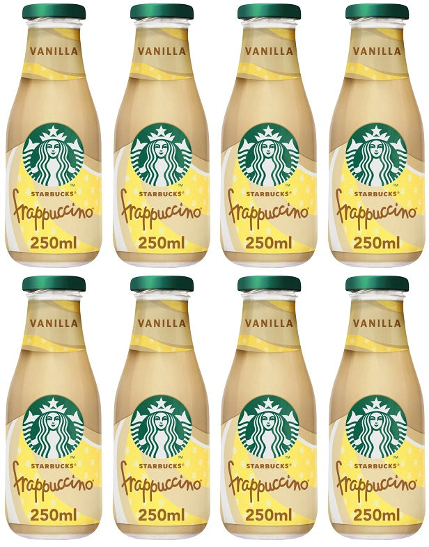 8 x Starbucks Frappuccino Vanilla Flavour 250Ml