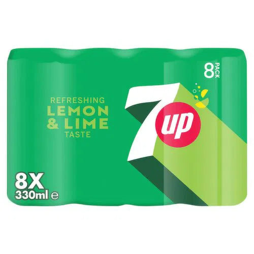 4 x 7Up Can 8 X 330Ml