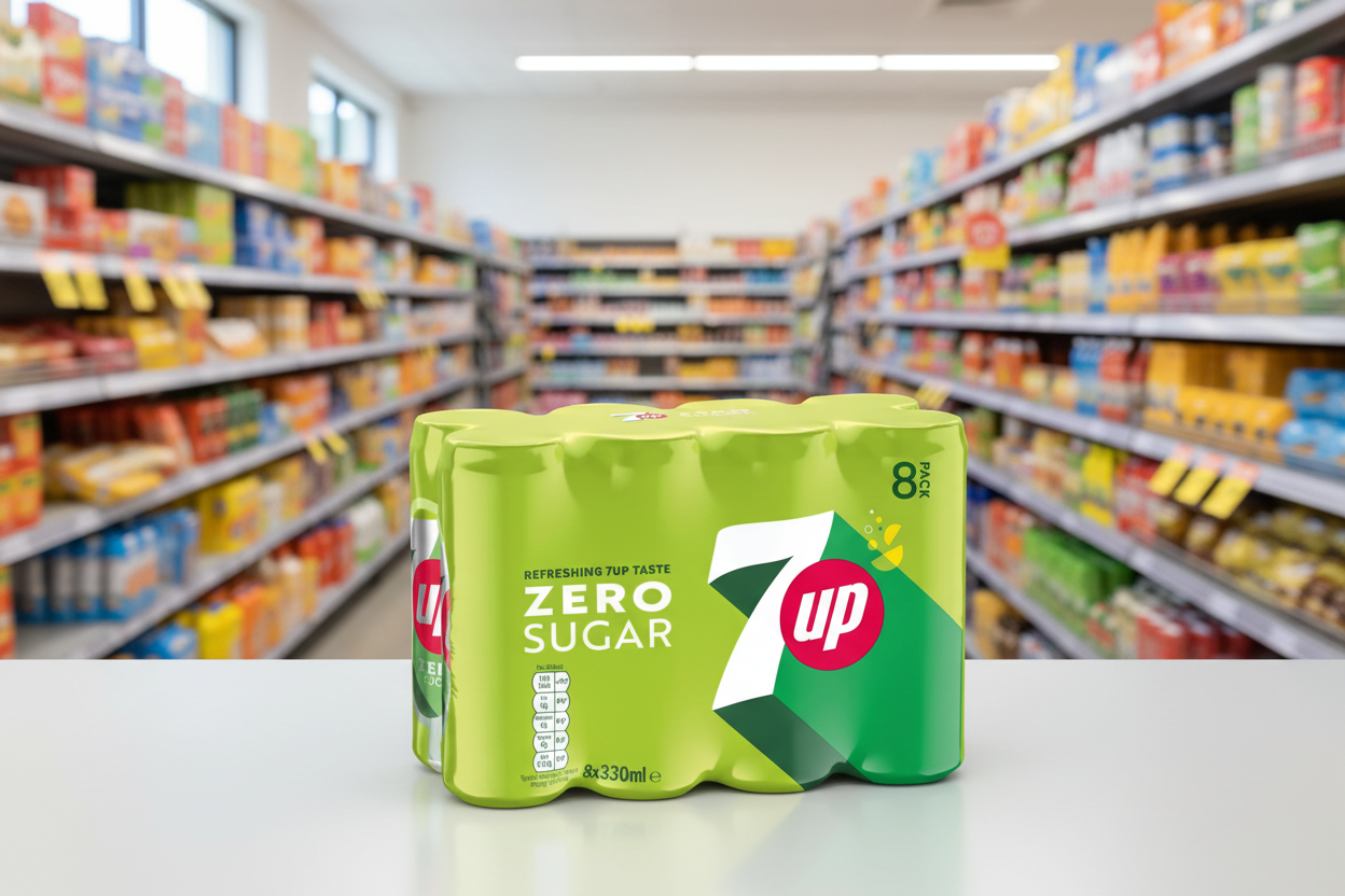 4 x 7Up Zero Sugar Can 8 X 330Ml