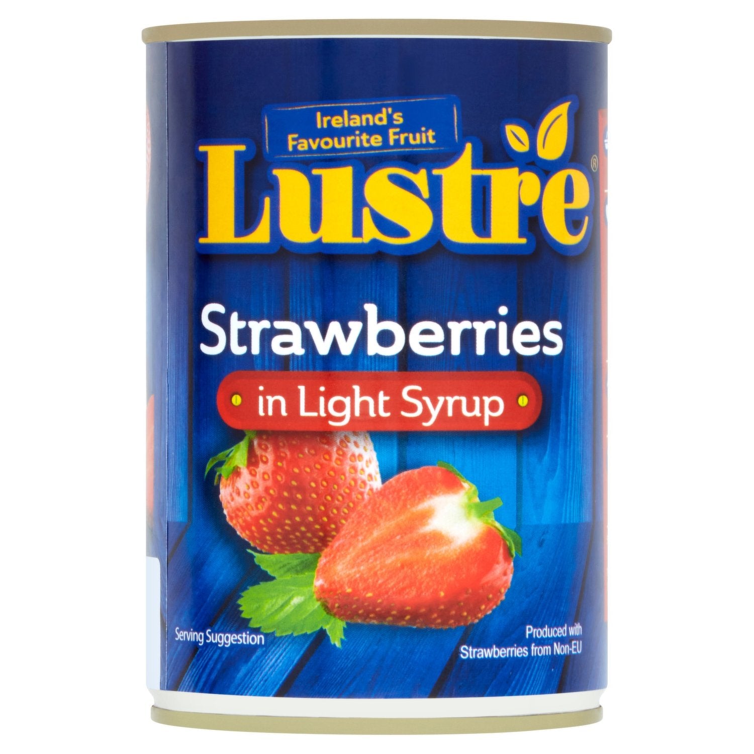 12 x Lustre Strawberries In Light Syrup 410G