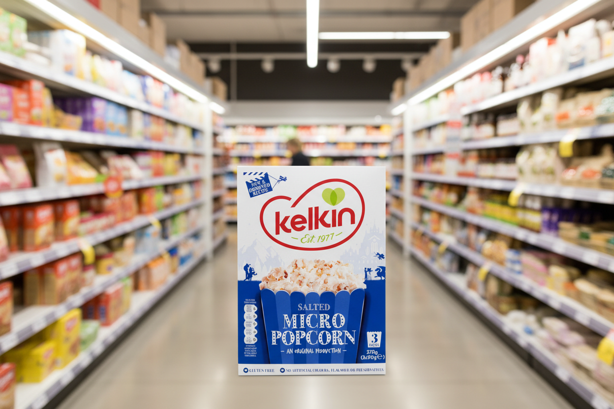 16 x Kelkin Salted Micro Popcorn 3 X 90G (270G)