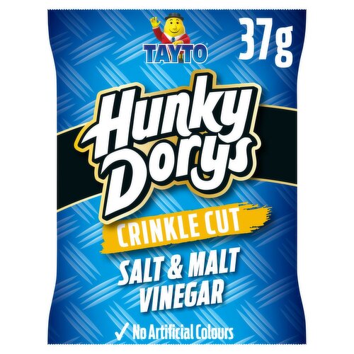 50 x Hunky Dory Salt & Vinegar 37G