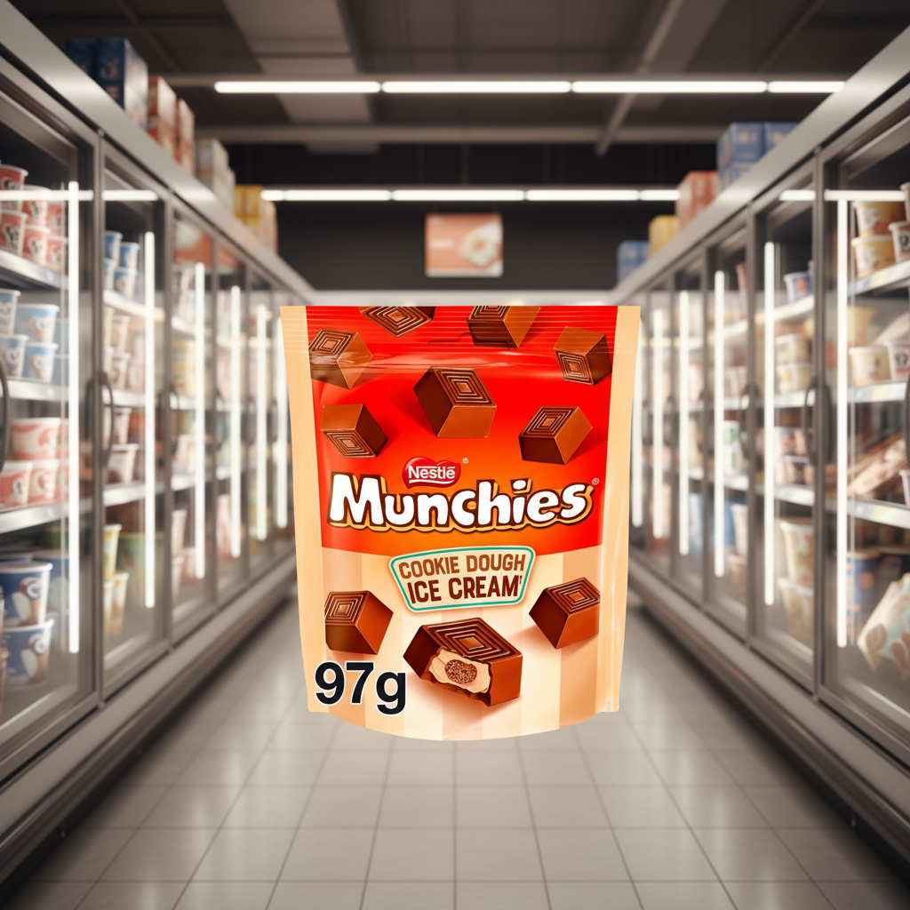 8 x Munchies Cookie Dough Ice Cream 97G