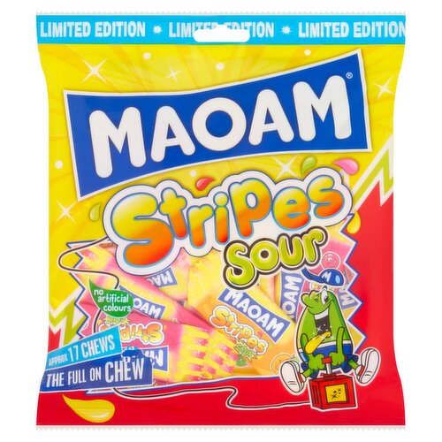 14 x Maoam Stripes Sours 140G