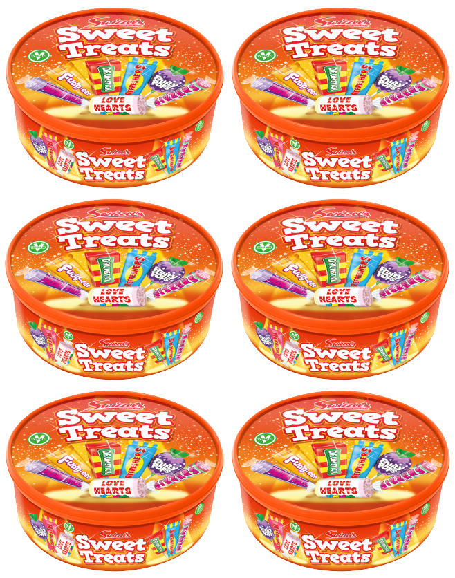 6 X Sweet Treats Tub 600GM