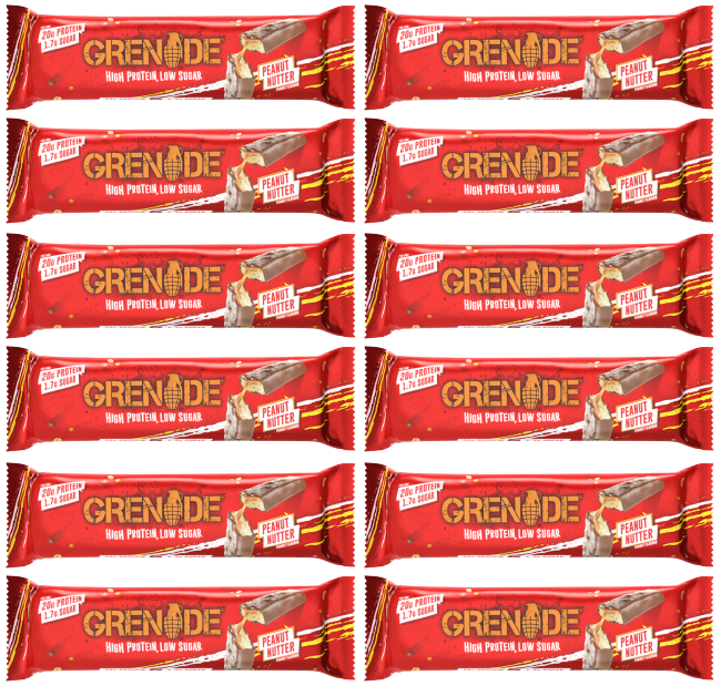 12 x Grenade Carb Killa Peanut Nutter 60Gm