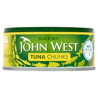 12 x John West Tuna Chunks In Oil - 145GR