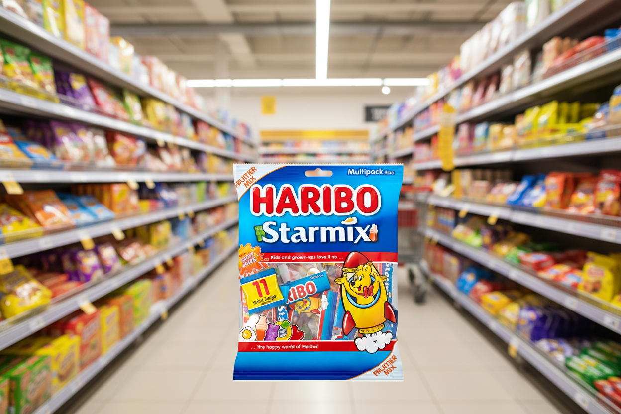 10 x Haribo Starmix Multipack Sweets Bag - 176GM