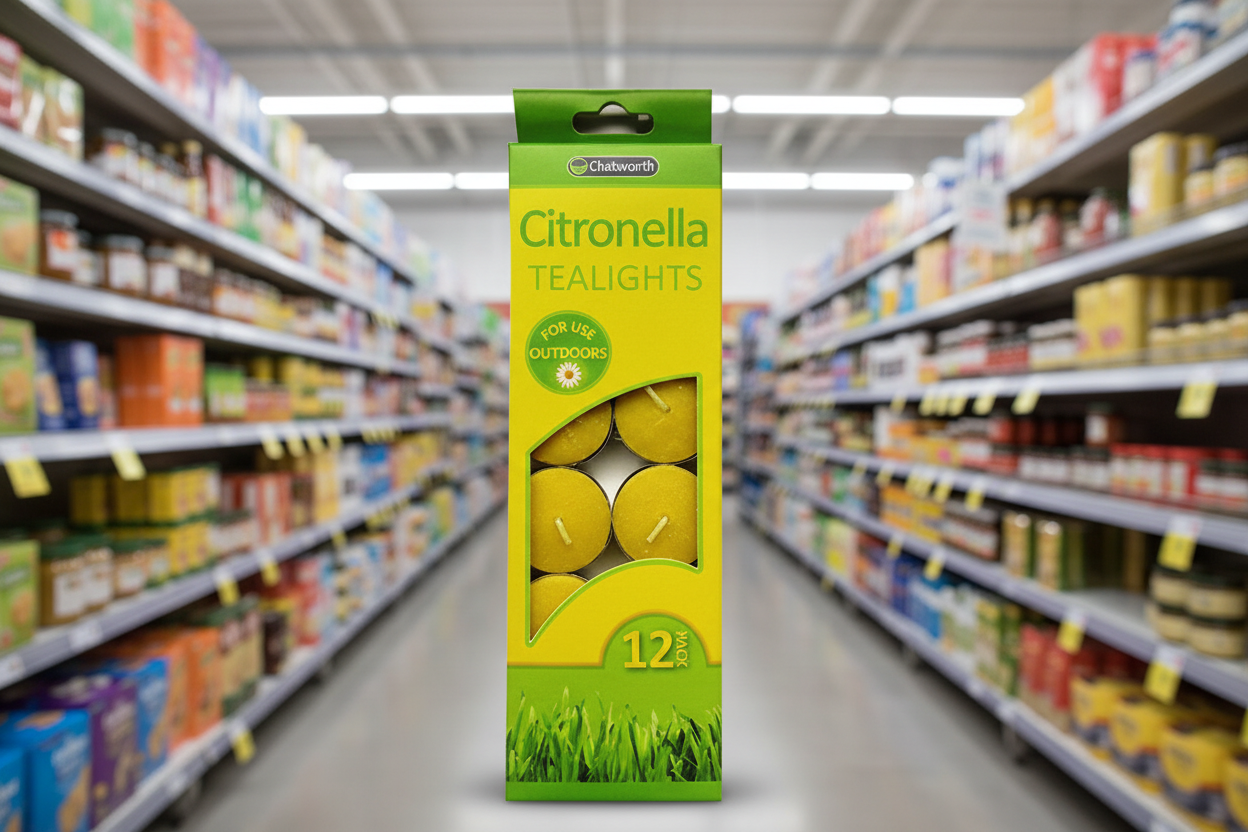 24 x Citronella Tealights - 12 Pack