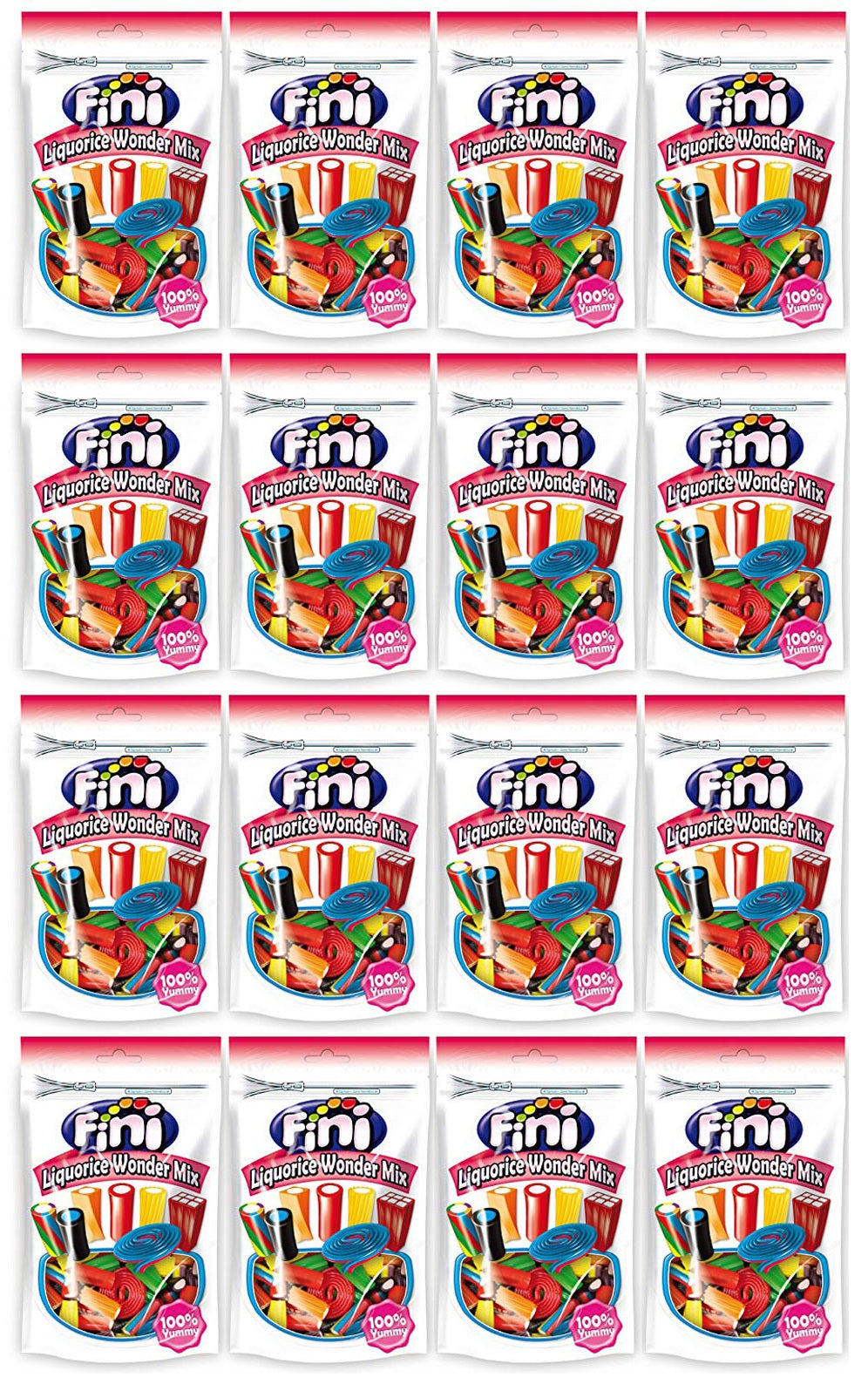 16 x Fini Wonder Mix Pouch 150Gm