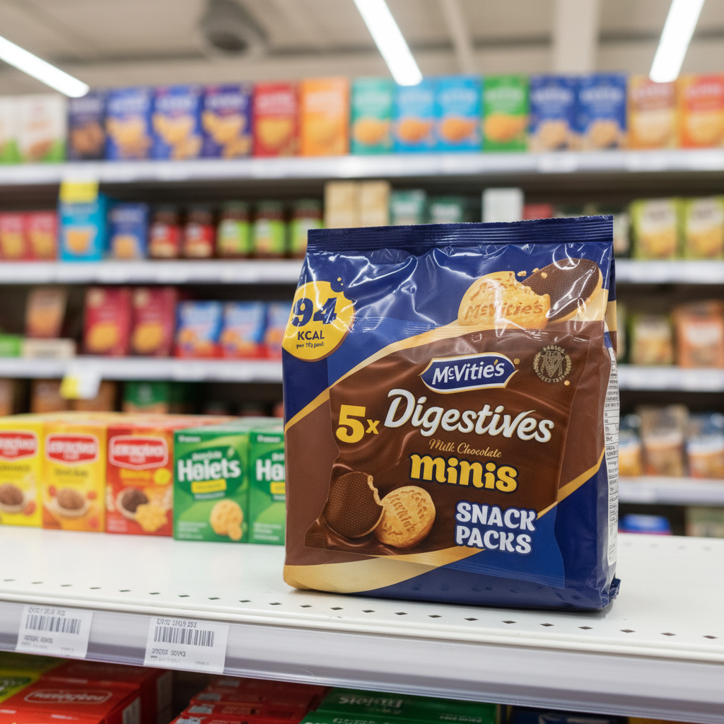 8 x Mcvities Mini Chocolate Digestives - 5X19GM