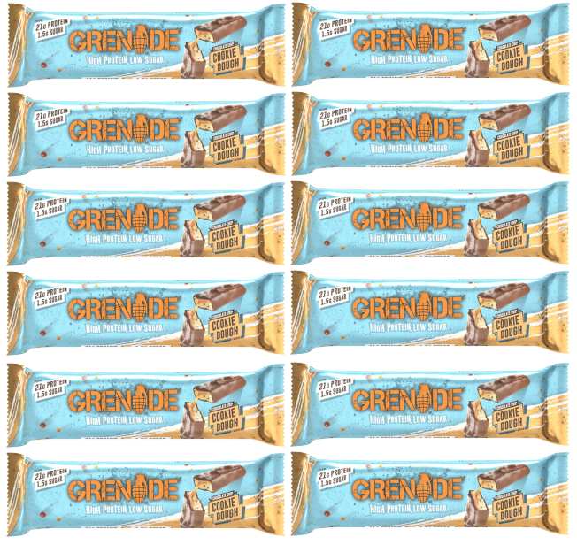 12 X Grenade Carb Killa Cookie Dough Bar 60G