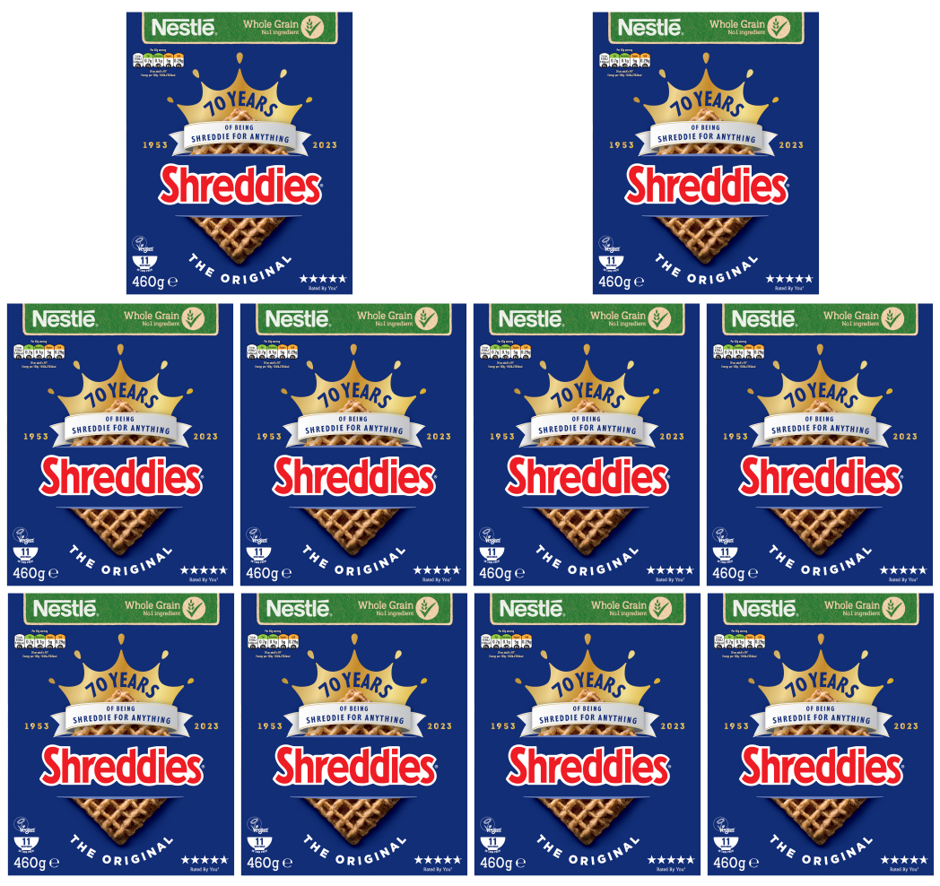10 x Shreddies 460G