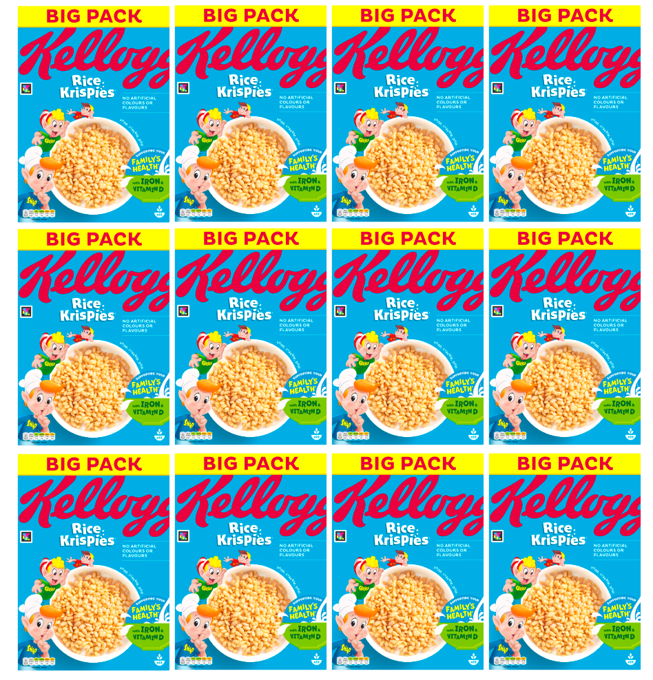 12 x Kelloggs Rice Krispies 660g