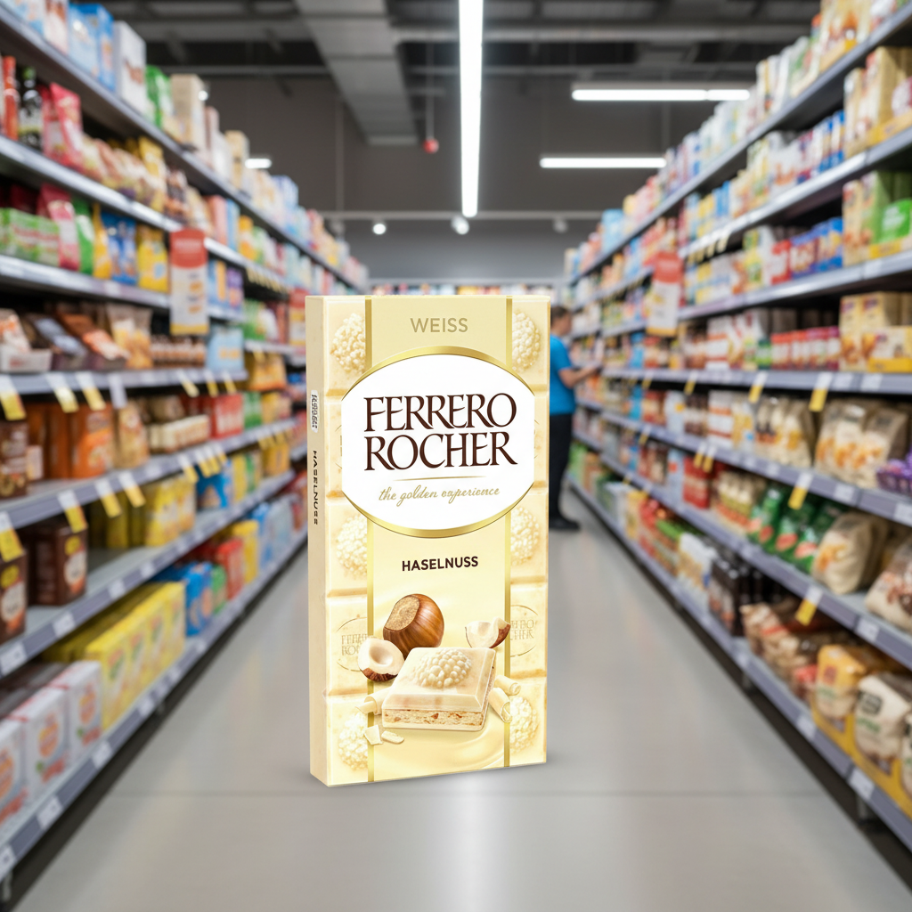 8 x Ferrero Rocher White Large Bar - 90GM