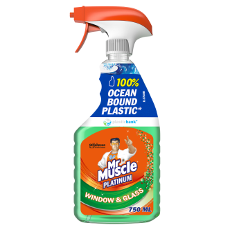 6 x Mr Muscle Platinum Window & Glass - 750ML