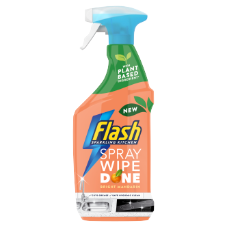 10 x Flash Spray Wipe Done Mandarin - 800ML