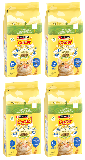 4 x Go Cat Tuna & Herring - 2KG