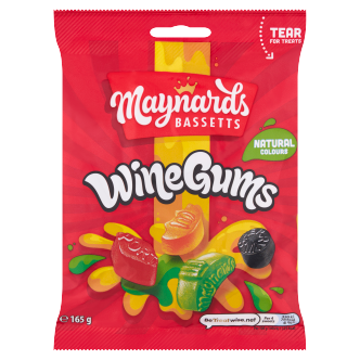 10 x Maynard Bassett Wine Gums - 165GM