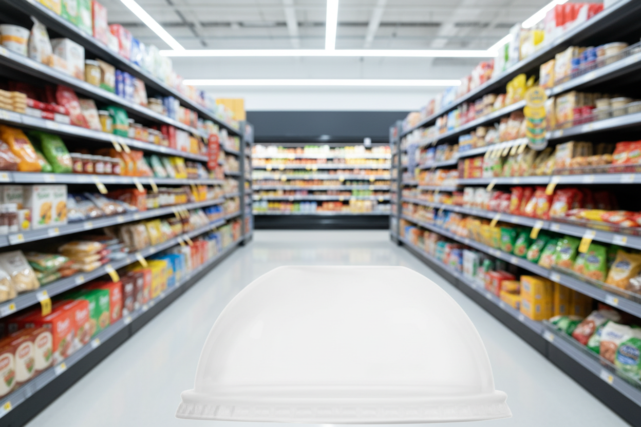 1000 x Smoothie/Slushie Lid - 12/16Oz