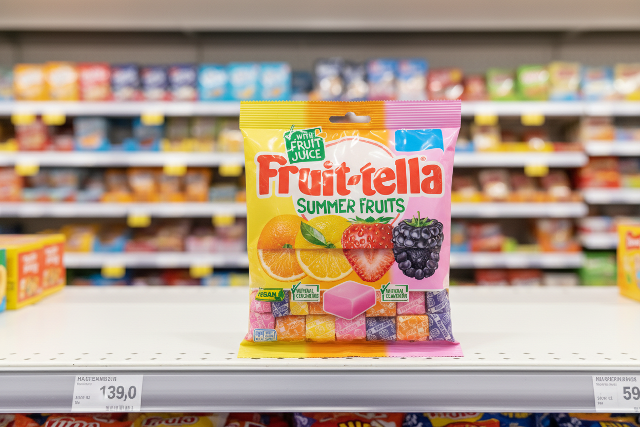12 X Fruitella Summer Fruit Bag 135G