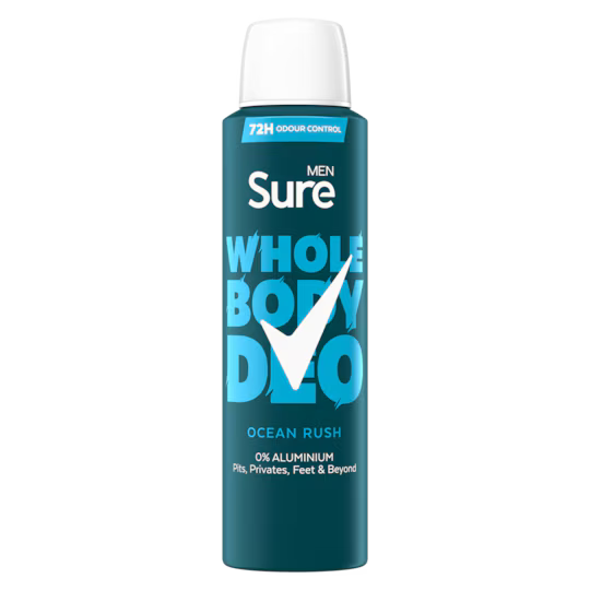 6 x Sure Men Whole Body Ocean Rush - 150ML