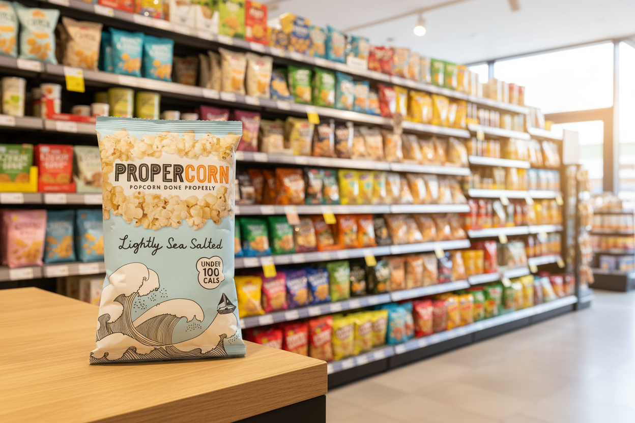 24 x Propercorn Sea Salted Popcorn 20G