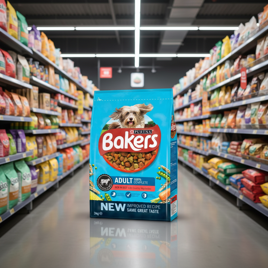 4 x Bakers Adult With Tasty Beef & Country Vegetables 3Kg