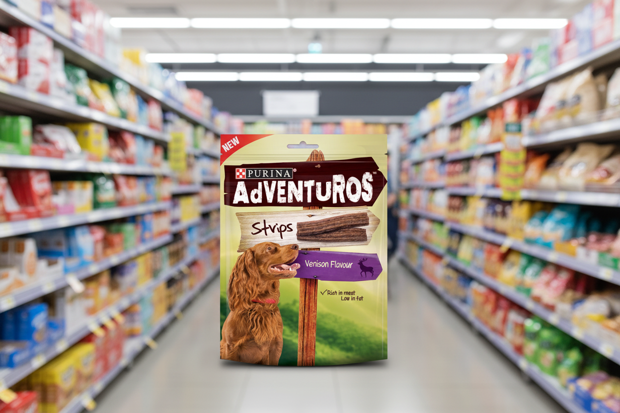 6 x Adventuros Strips Venison Wild Flavour 90G