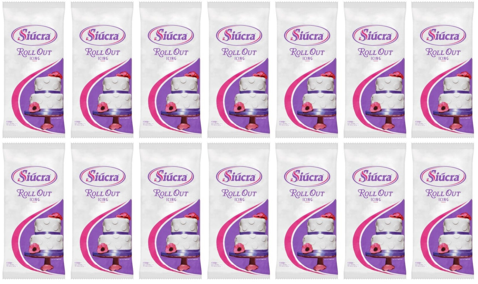 14 x Siúcra Roll Out Icing 454G