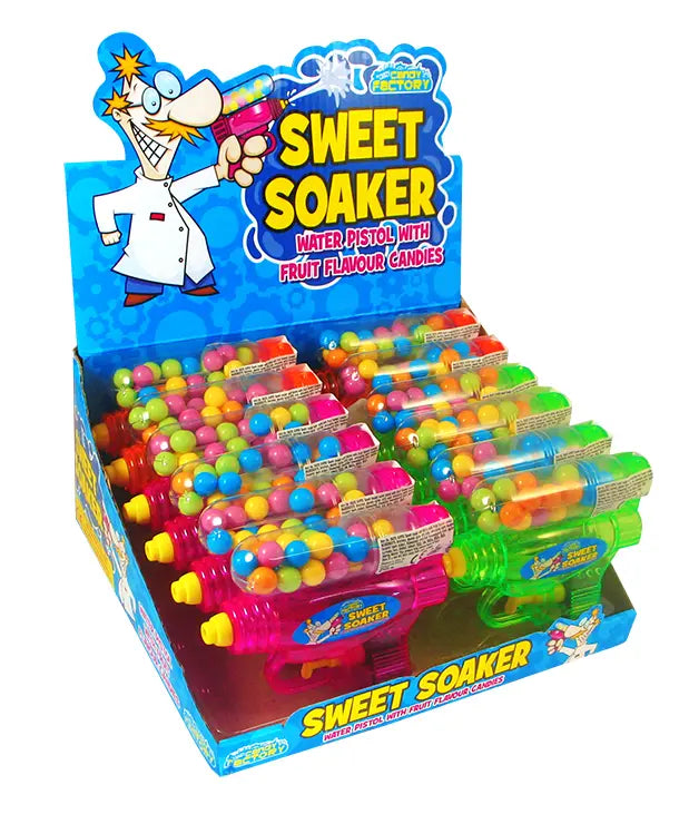 12 x Candy Factory Sweet Soaker 18Gm