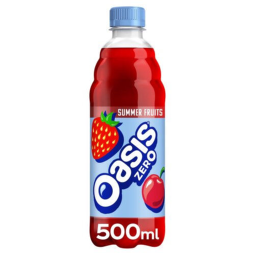 24 x Oasis Zero Summer Fruits 500Ml
